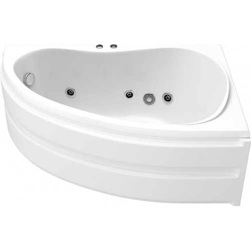Акриловая ванна Bas Алегра 150 см R с г/м