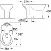 Комплект Унитаз-компакт Grohe Bau Ceramic 39429000 с микролифтом + Гигиенический душ Grohe BauCurve 123072 со смесителем